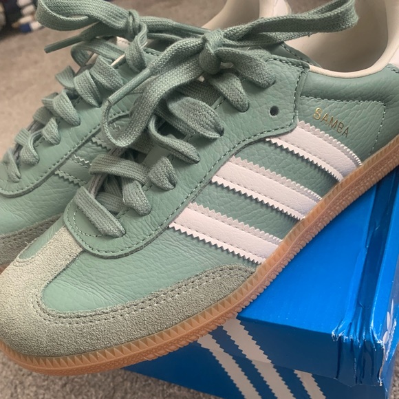 Adidas Samba OG Green Sneakers - Picture 2 of 6